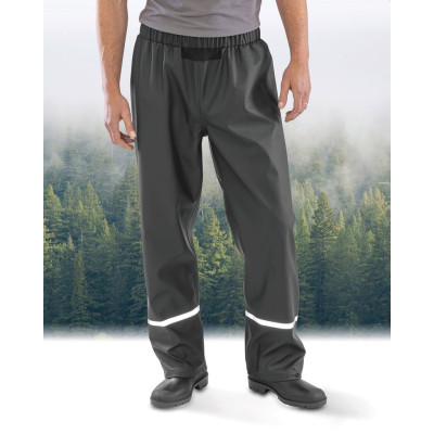 Prism PU waterproof trousers with reflective strips